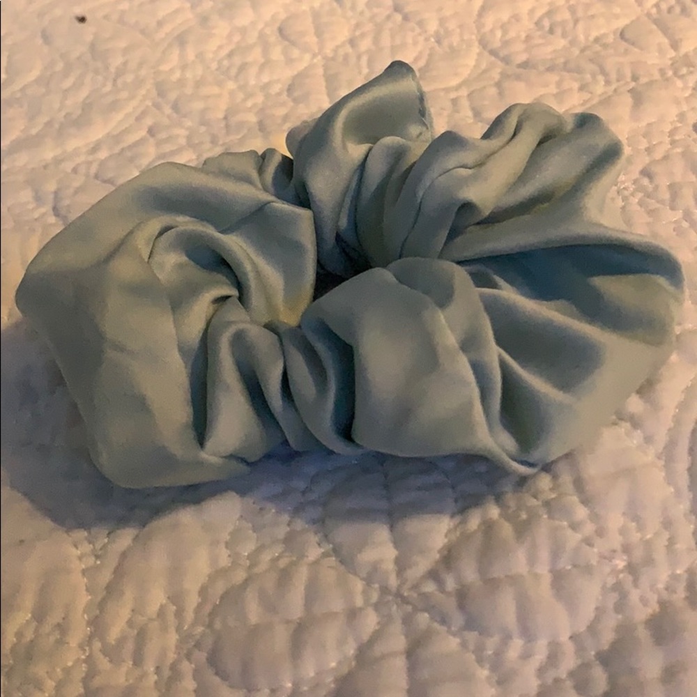 Light blue scrunchie